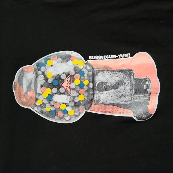 Black T with Bubble Gum machine George - Picture 2 of 4